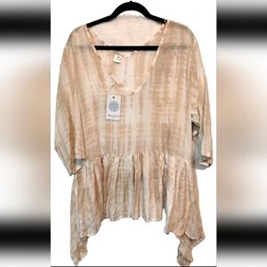 Blue island beach cover-up (OS)